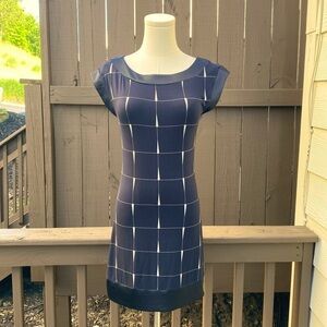 🌸Express Y2K bodycon dress with geometric pattern size XS